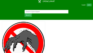 openclipart圖庫：Don't touch-資源代表圖