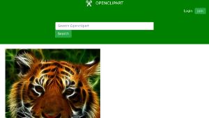 openclipart圖庫：Tiger Tiger Burning Bright-資源代表圖
