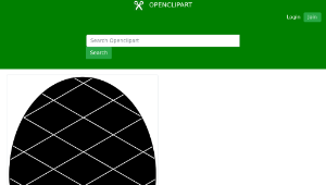 openclipart圖庫：pattern diamond inverted縮圖