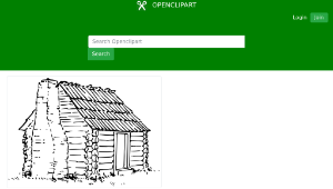 openclipart圖庫：log cabin-資源代表圖