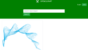 openclipart圖庫：Abstract Blue Pattern-資源代表圖