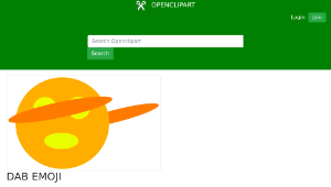 openclipart圖庫：DAB EMOJI縮圖