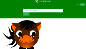 openclipart圖庫：Chinese zodiac horse-資源代表圖