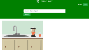 openclipart圖庫：Kitchen counter and sink from Glitch縮圖