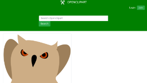 openclipart圖庫：Disappointed owl-資源代表圖