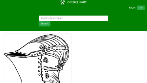 openclipart圖庫：helm (after Durer)縮圖