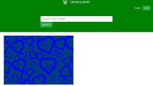 openclipart圖庫：Blue Hearts縮圖