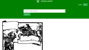 openclipart圖庫：Kill Dragon Frame縮圖