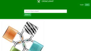 openclipart圖庫：padlock remix
