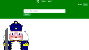 openclipart圖庫：Nussnacker Nutcracker-資源代表圖