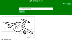 openclipart圖庫：BigPlane縮圖