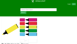 openclipart圖庫：Text Markers by Rones縮圖