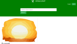 openclipart圖庫：Sunset-資源代表圖