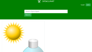 openclipart圖庫：SODIS Water Disinfection縮圖