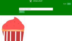 openclipart圖庫：cupcake縮圖