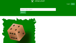 openclipart圖庫：dice縮圖