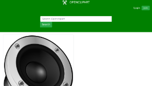 openclipart圖庫：Speaker縮圖