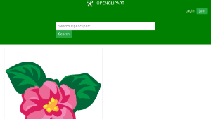 openclipart圖庫：African Violets 2縮圖