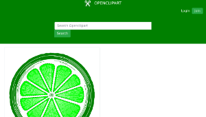 openclipart圖庫：Lime slice-資源代表圖