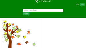 openclipart圖庫：Autumn tree enhanced-資源代表圖