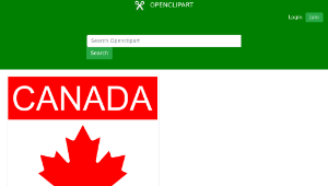 openclipart圖庫：Canada Icon縮圖