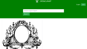 openclipart圖庫：Ornate frame 5縮圖