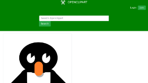 openclipart圖庫：penguin cartoon-資源代表圖