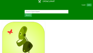 openclipart圖庫：little Robot縮圖