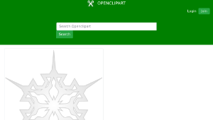 openclipart圖庫：Snowflake 7縮圖