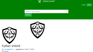 openclipart圖庫：hylian shield 縮圖