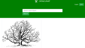 openclipart圖庫：Walnut tree-資源代表圖