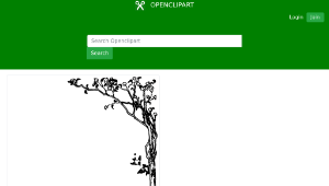 openclipart圖庫：girls running to tree-資源代表圖