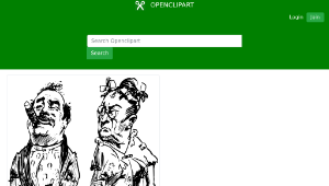 openclipart圖庫：Old Married Couple