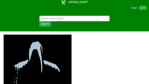 openclipart圖庫：Hooded figure縮圖