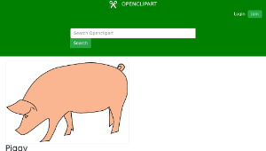 openclipart圖庫：Piggy