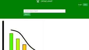 openclipart圖庫：Progress Chart Loss縮圖