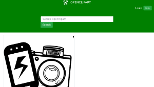 openclipart圖庫：mobile & camera-資源代表圖