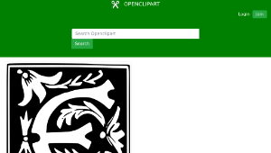 openclipart圖庫：Decorative Letter Set縮圖