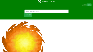 openclipart圖庫：Fireball縮圖