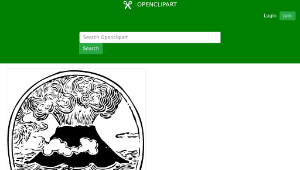 openclipart圖庫：Volcano-資源代表圖