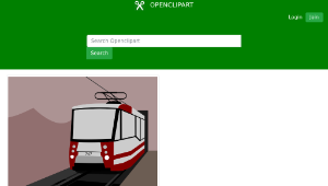 openclipart圖庫：Volgograd Metrotram縮圖