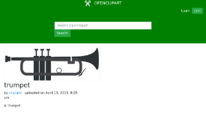 openclipart圖庫：trumpet縮圖