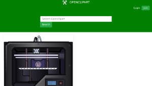 openclipart圖庫：3D printer