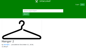 openclipart圖庫：Hanger 2縮圖