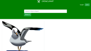 openclipart圖庫：Architetto -- Gabbiano縮圖