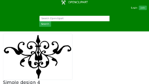 openclipart圖庫：Simple design 4縮圖
