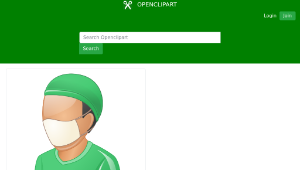 openclipart圖庫：Surgeon-資源代表圖