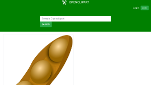 openclipart圖庫：Soybean beans縮圖