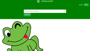 openclipart圖庫：funny frog-資源代表圖