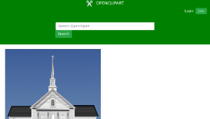 openclipart圖庫：Church縮圖